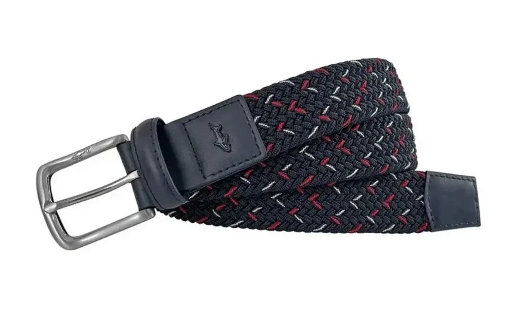 Greg Norman Multi-Braided Canvas Belt Size 42 (Navy)